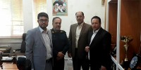 ديدار استاد نمازي و مهندس نوري مسئول تربيت بدني شهرداري مشهد